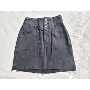 Hollister Black Denim Skirt Size 25